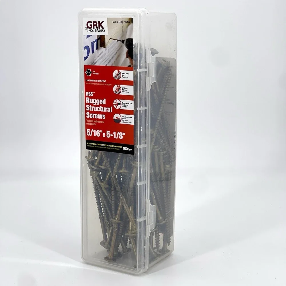 GRK RSS 5/16 in. x 5-1/8 in. Star Drive Low Profile Washer Head Structural